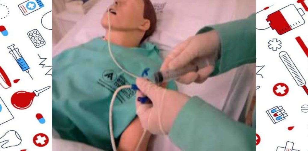 sonda nasogástrica para gavagem